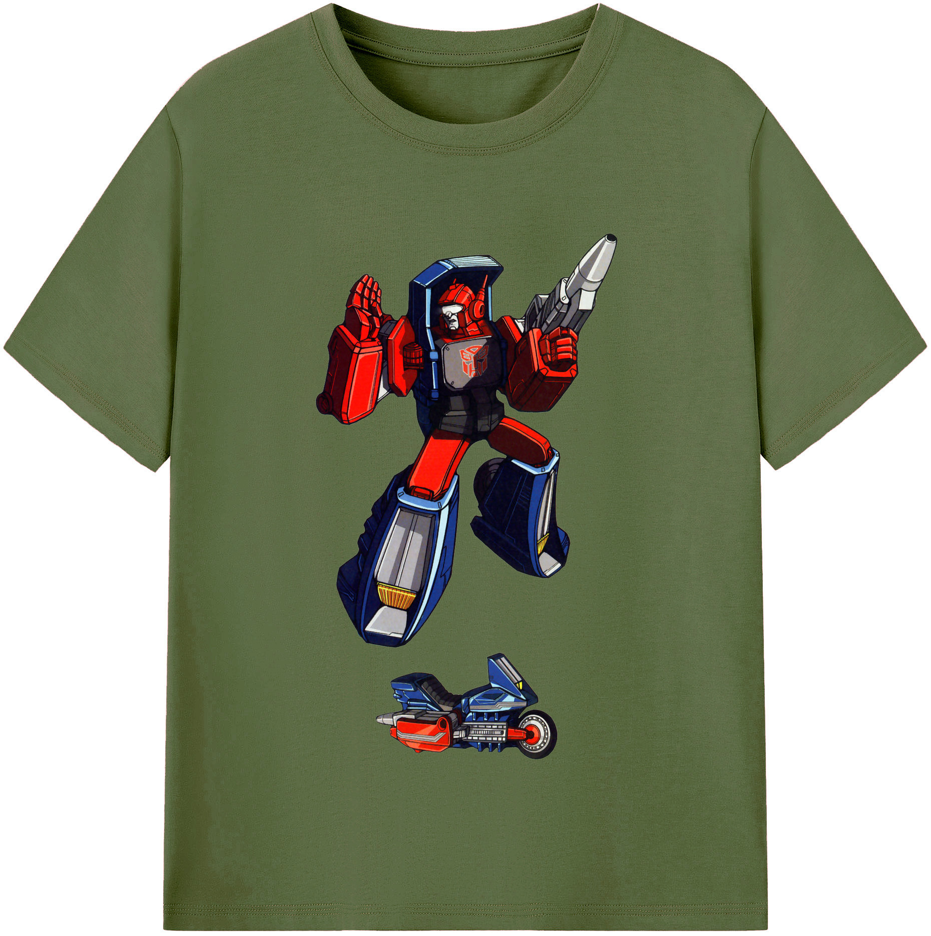 （画像用）  綿100％半袖Tシャツ（フロントプリント）